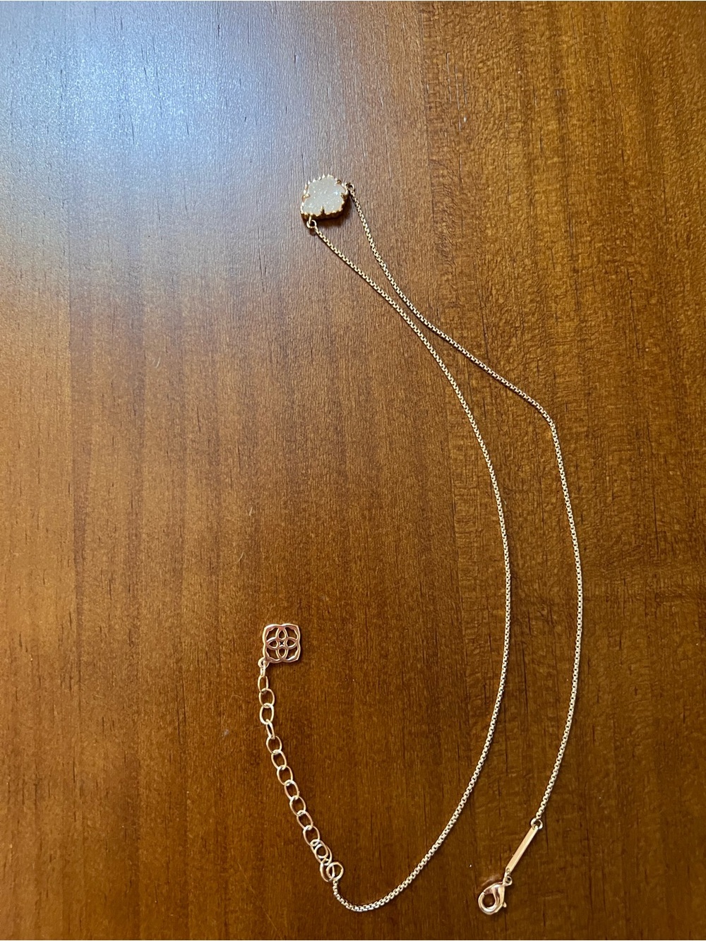 Kendra Scott Rose Gold Clover Pendant Necklace